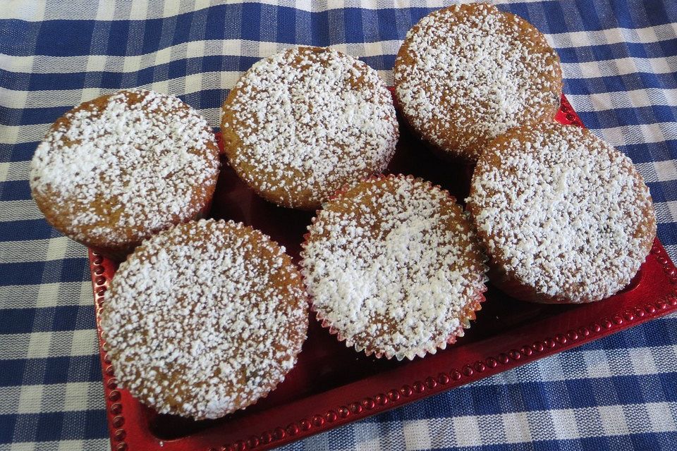 Apfelkompott-Muffins