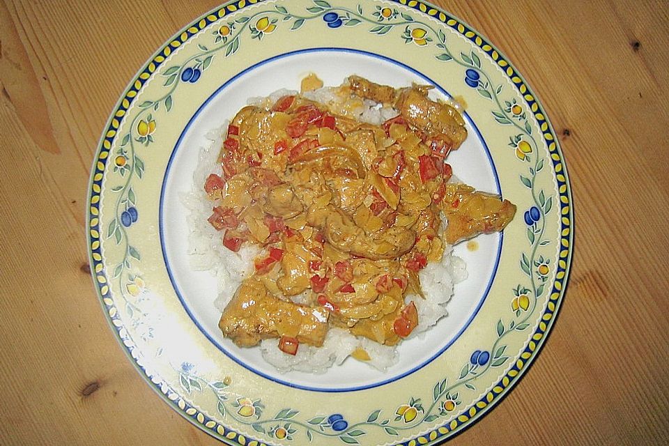 Chinesische Curry - Reispfanne