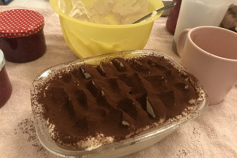 Tiramisu ohne Eier