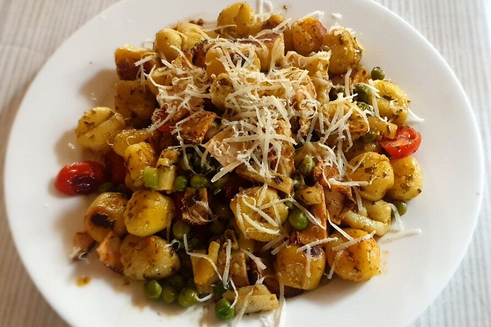 Frühlings-Gnocchi-Pfanne