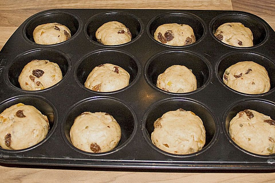 Früchtebrot - Muffins