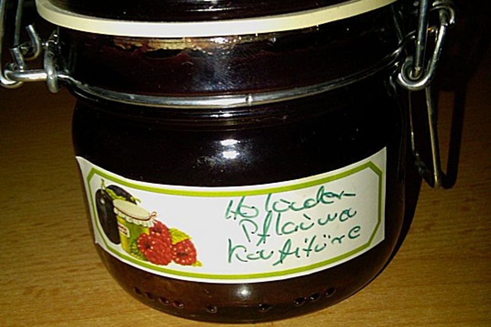 Holunder - Zwetschgen Marmelade