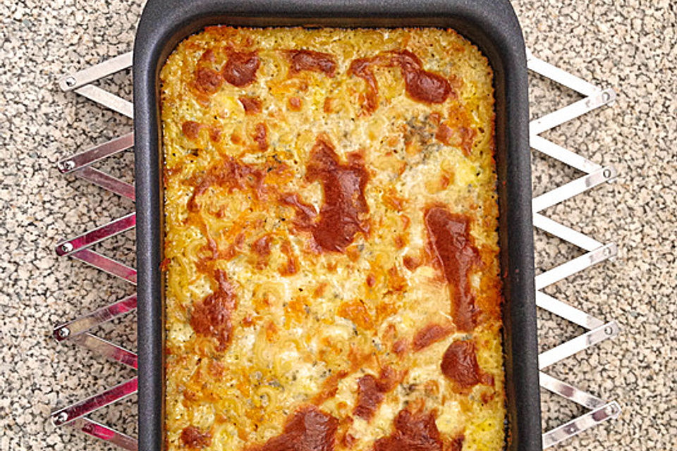 Kürbisgratin mit Gorgonzola