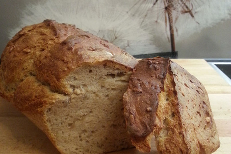 Kartoffel-Sonnenblumen-Brot