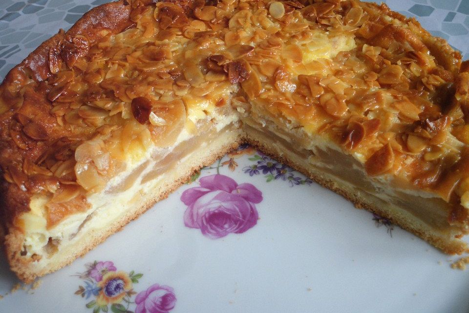 Apfel - Bienenstich -Torte