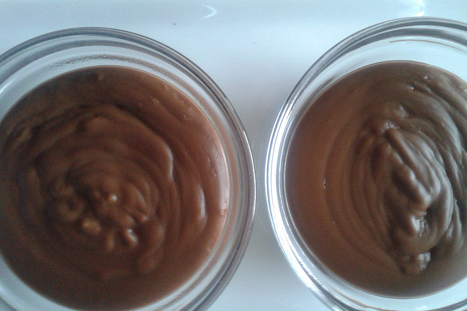 Schoko- bzw. Vanille-Hafermilchpudding