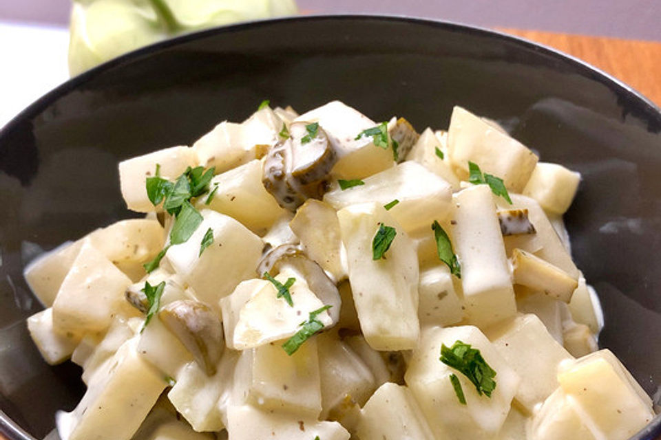 Kohlrabisalat Low Carb