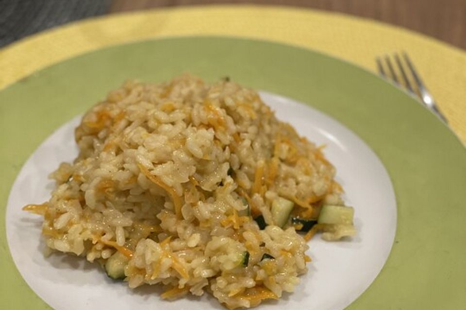 Karotten-Zucchini-Risotto