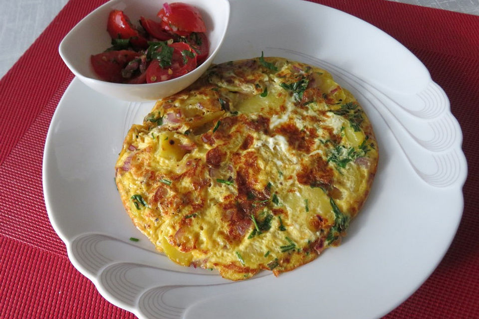 Frittata mit Kartoffeln