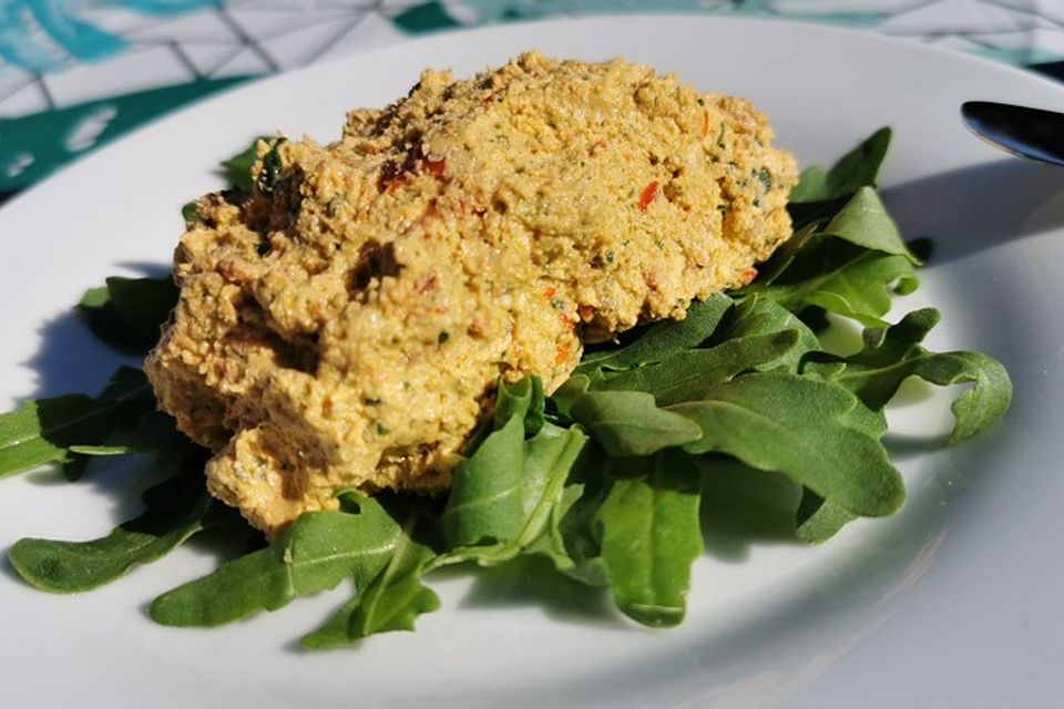 Feta-Rucola-Tomaten-Aufstrich