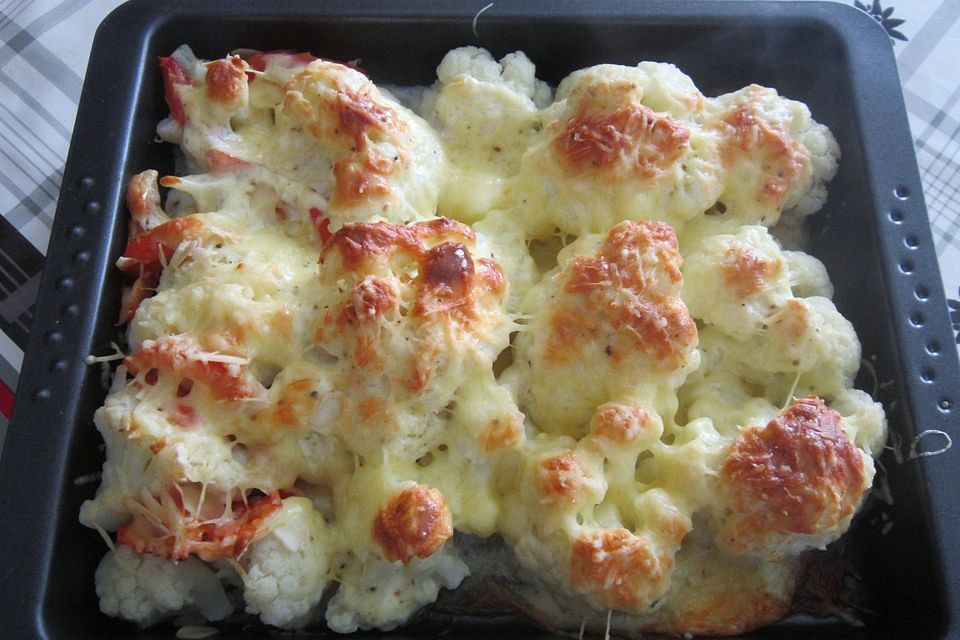 Knuspriges Blumenkohlgratin