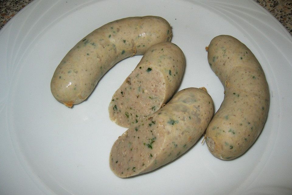 Weißwurst ohne Kutter