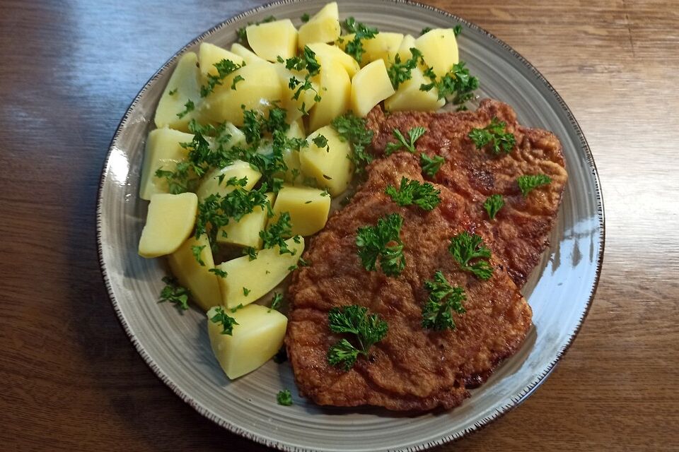 Widbywni - Schnitzel im Eimantel