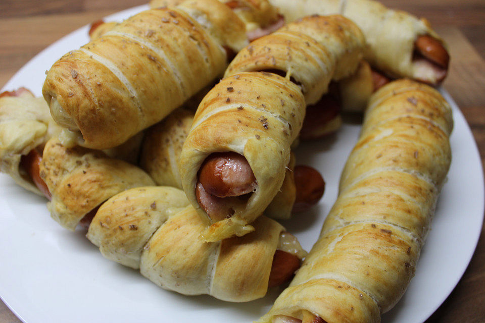 Cheese Pretzel Dogs