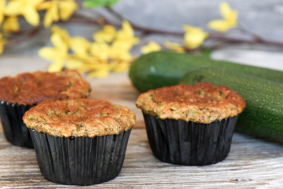 Zucchini-Bananen-Muffins