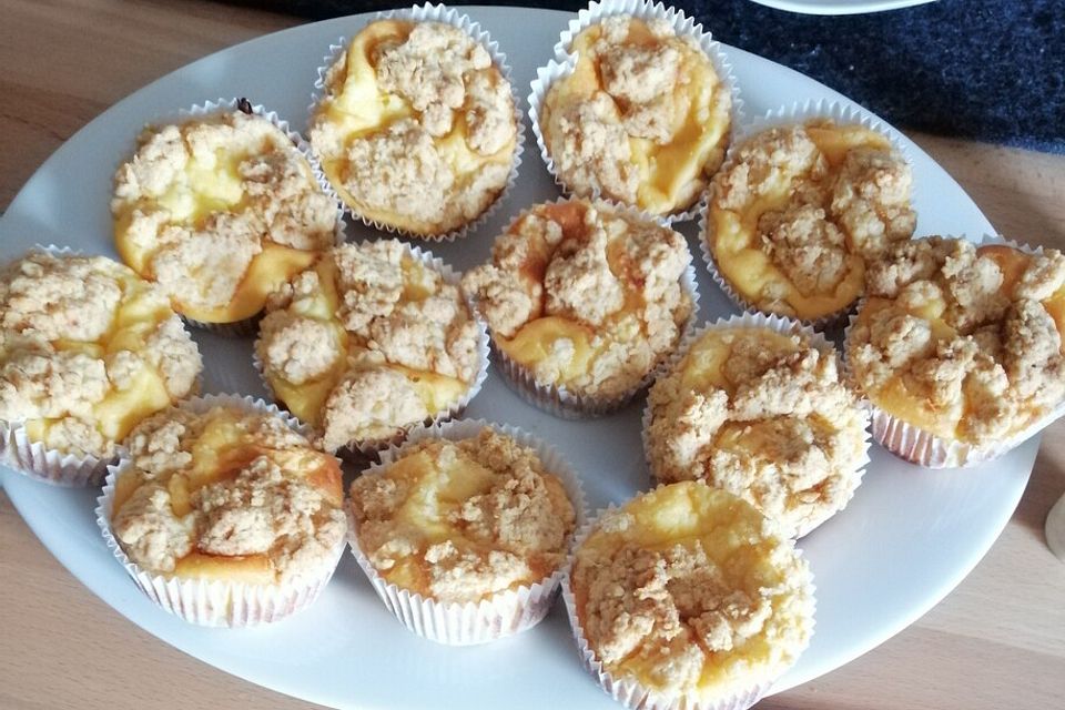 Käsekuchen-Streusel-Muffins