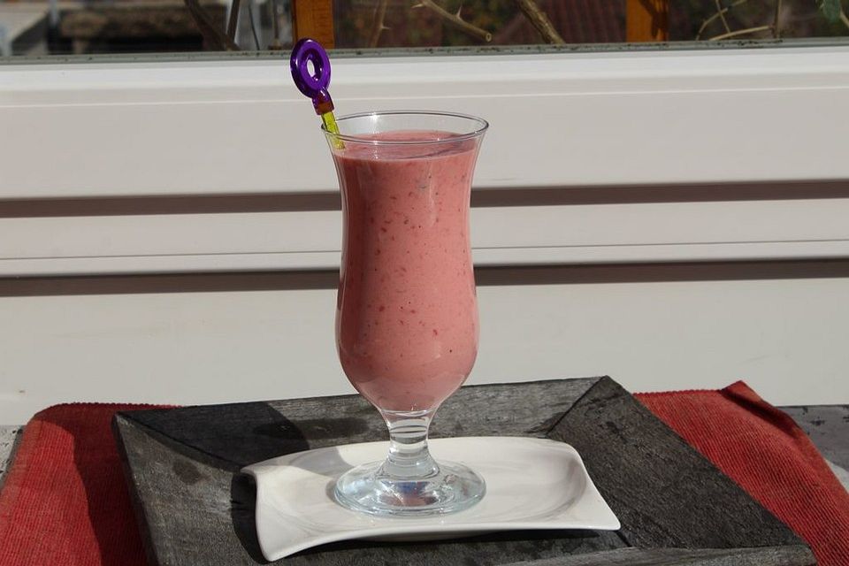 Himbeer-Melonen-Smoothie