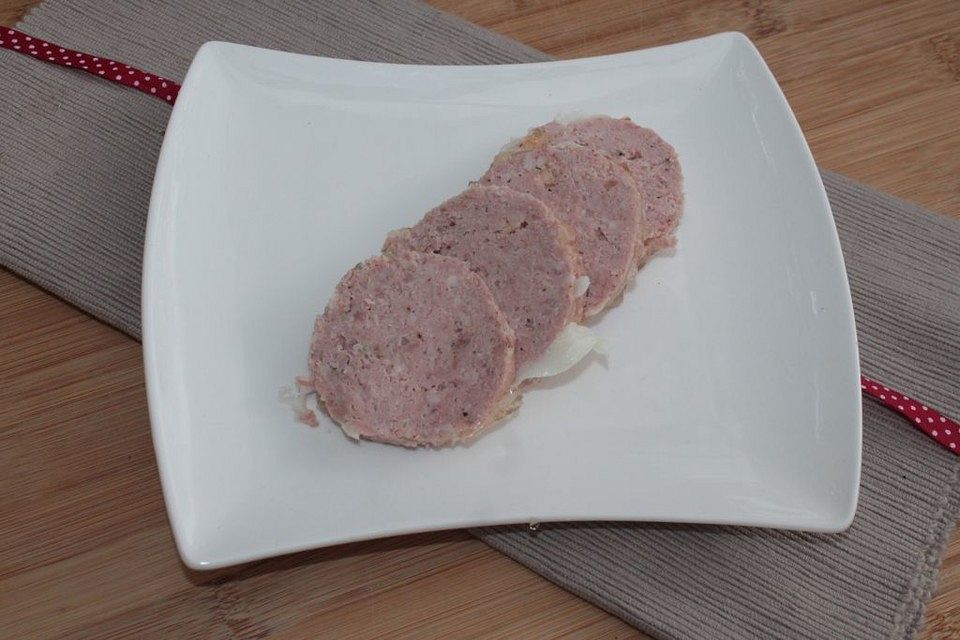 Zwiebelwurst im Glas