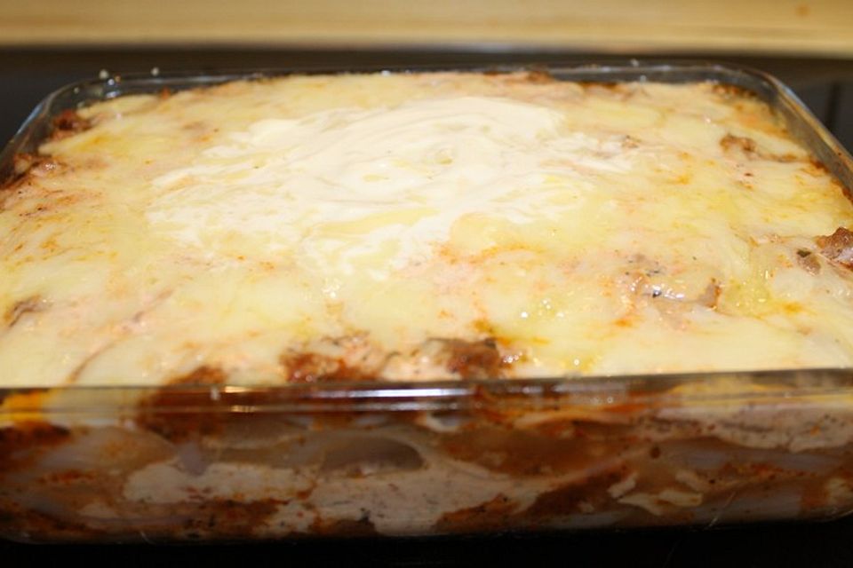 Lasagne mit Konjaknudeln