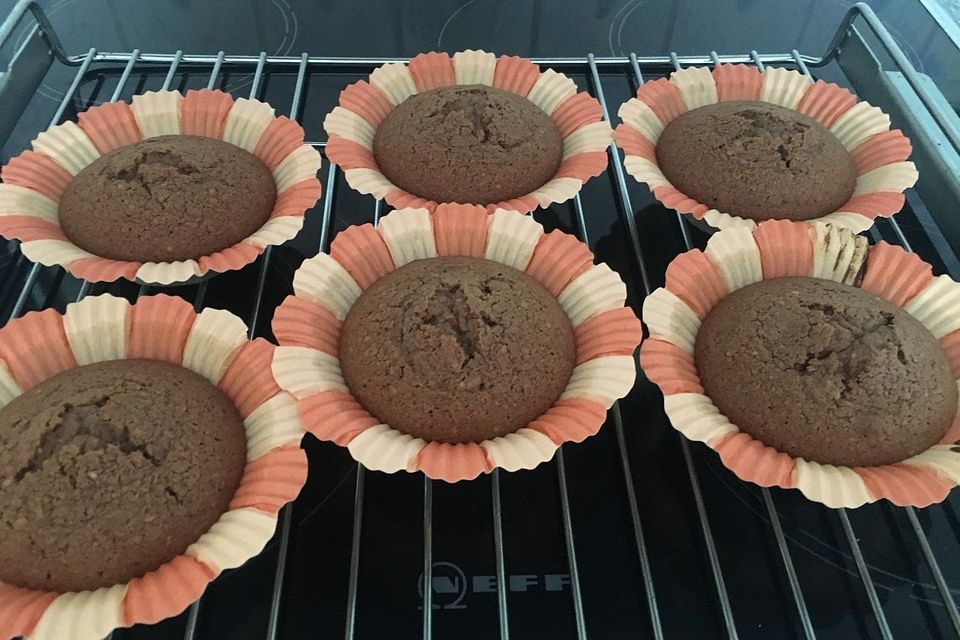 Nutella-Haselnuss Muffins