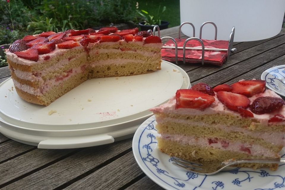 Erdbeertorte