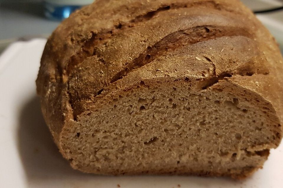 Vollkorn-Roggen-Sauerteig-Brot