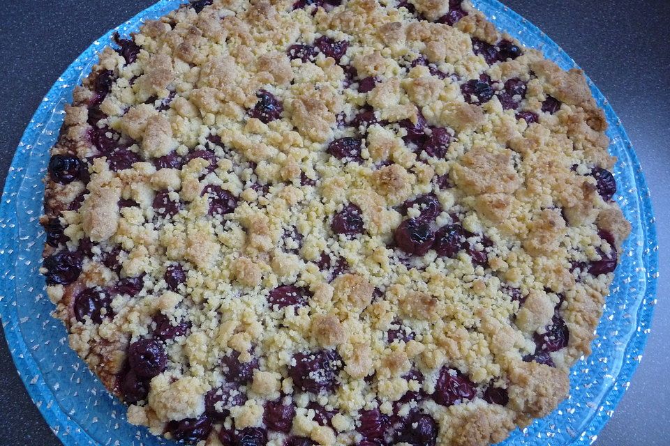 Kirsch-Streuselkuchen "Ganz einfach"