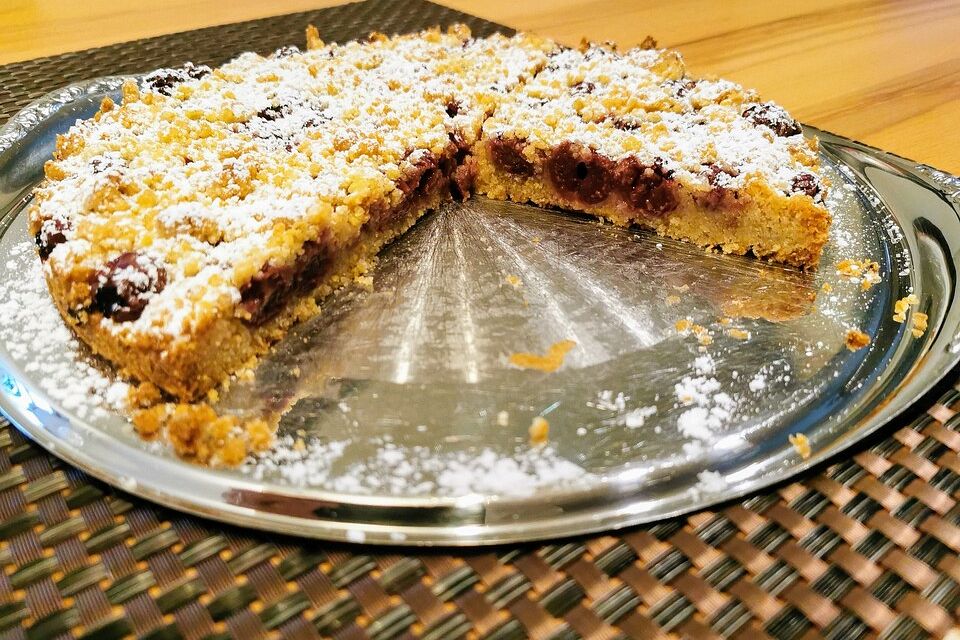 Kirsch-Streuselkuchen "Ganz einfach"