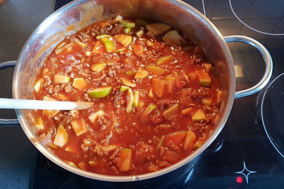 Zucchini-Hackfleisch-Chili