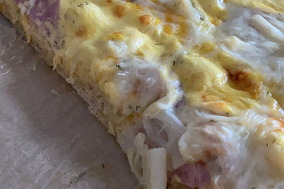 Spargel-Pizza