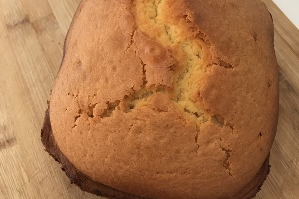 Zitronenkuchen aus dem Brotbackautomaten