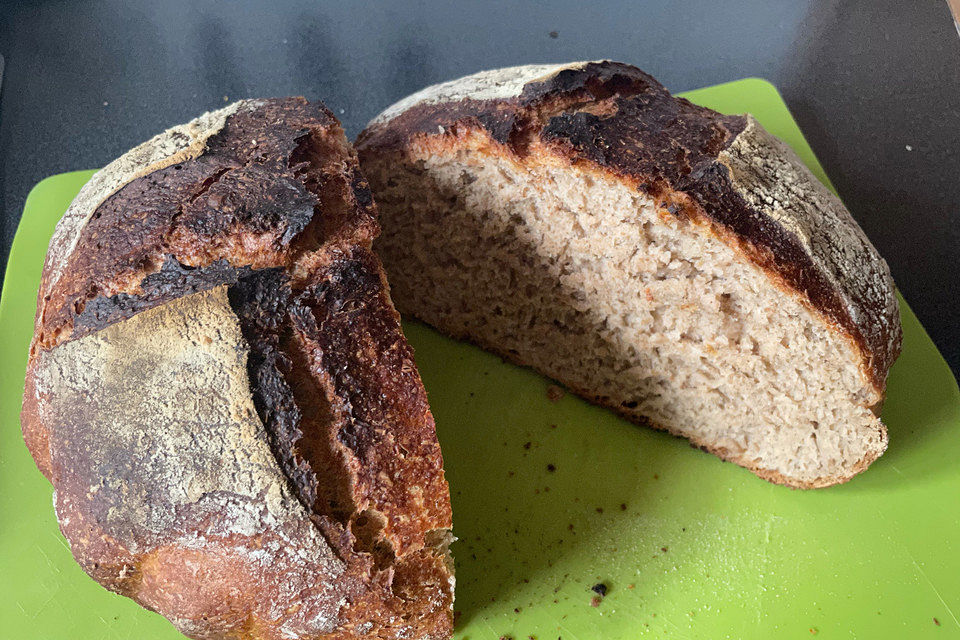 Krustenbrot aus dem Topf