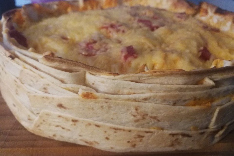 Tortilla Schichtpizza