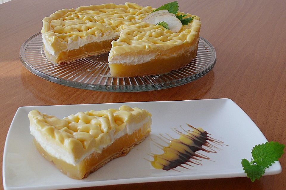 Birnen - Eierlikör - Torte