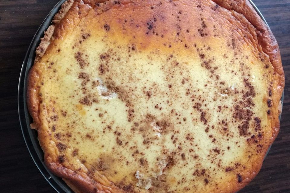 Rahmkuchen mit Quark-Ölteig