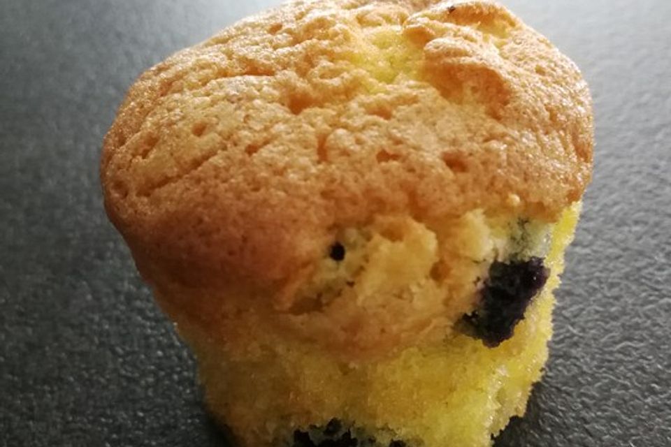 Leckere Blaubeermuffins