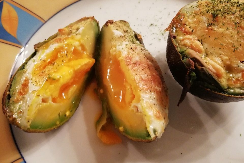 Ei in Avocado