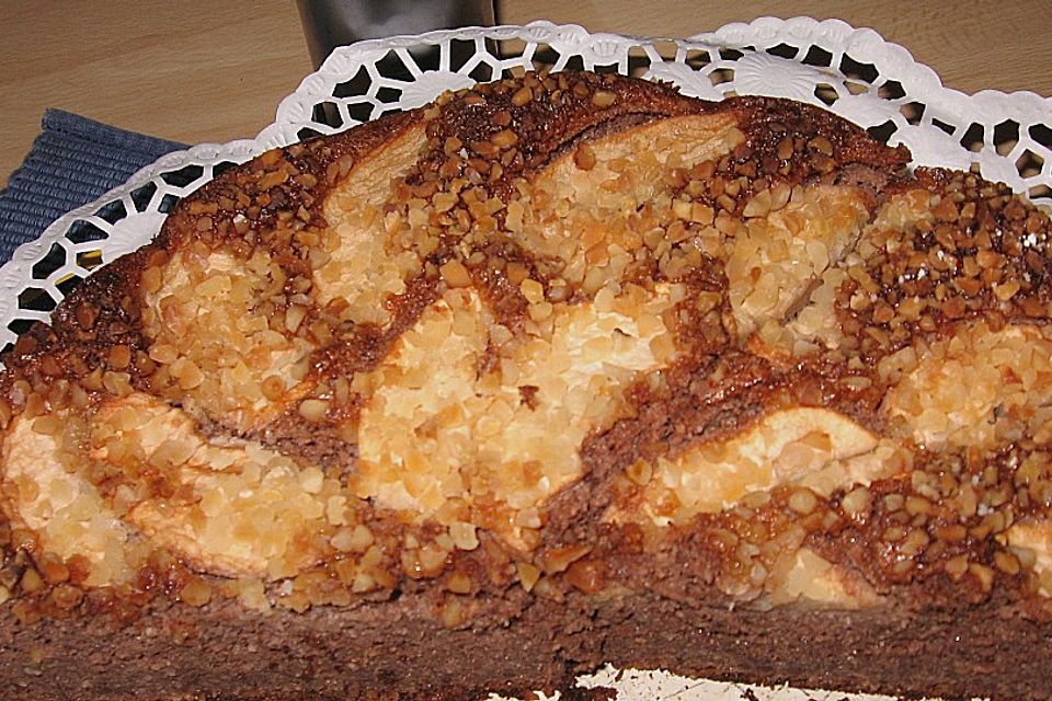 Apfel - Grieß - Schoko - Torte