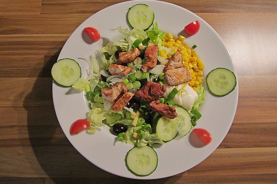 Chefsalat mit Hausdressing