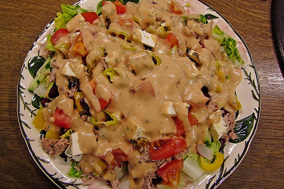 Chefsalat mit Hausdressing