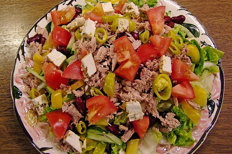 Chefsalat mit Hausdressing