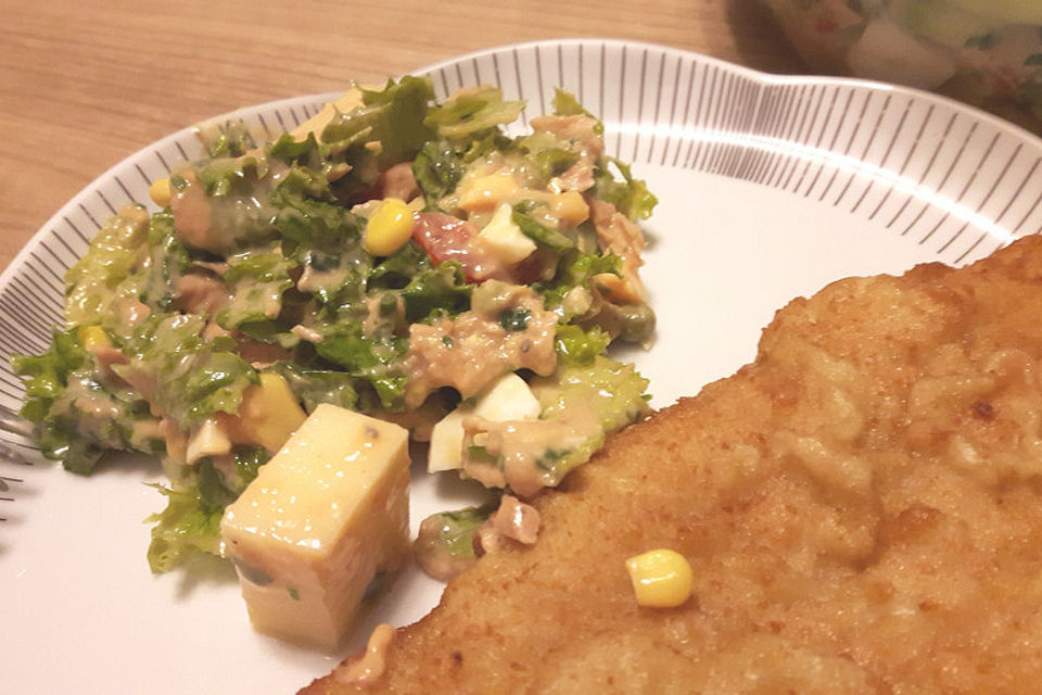 Chefsalat mit Hausdressing