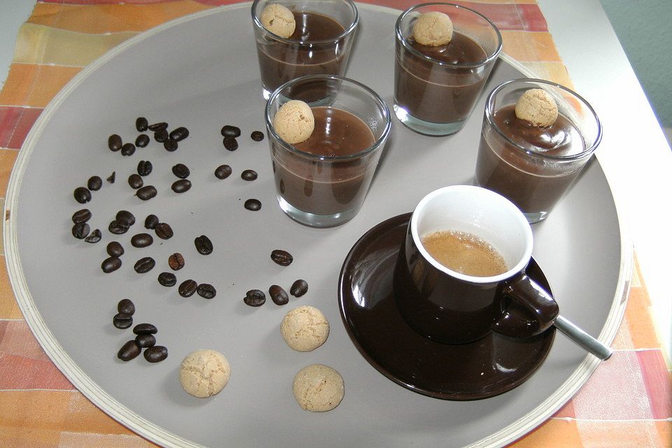 Schokocreme mit frischem Espresso