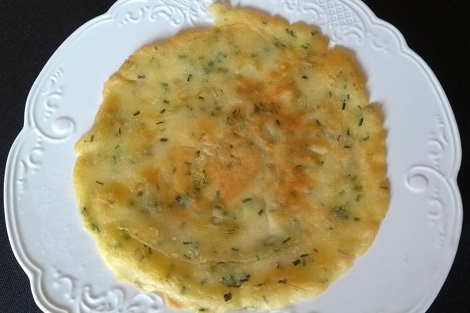 Herzhafte vegane Pfannkuchen