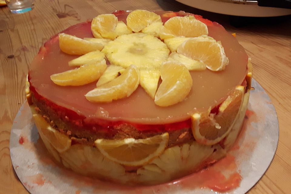 Tequila Sunrise Torte