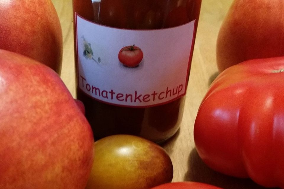 Tomaten-Nektarinen-Ketchup