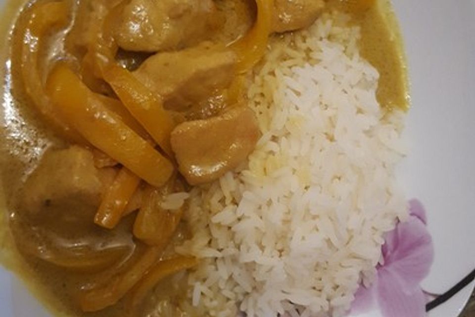 Curry-Kokos-Geschnetzeltes