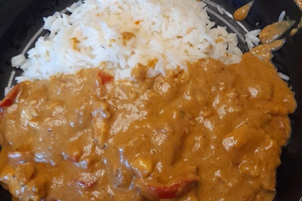 Curry-Kokos-Geschnetzeltes