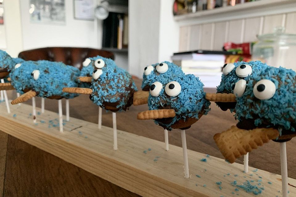 Krümelmonster Cake Pops