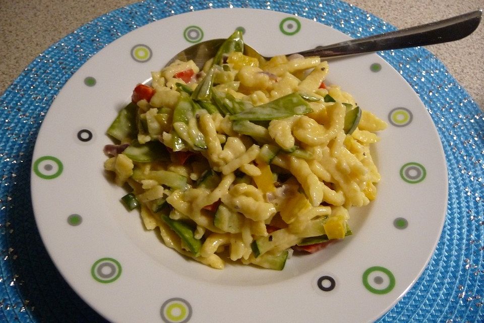 Spätzle-Gemüse-Pfanne